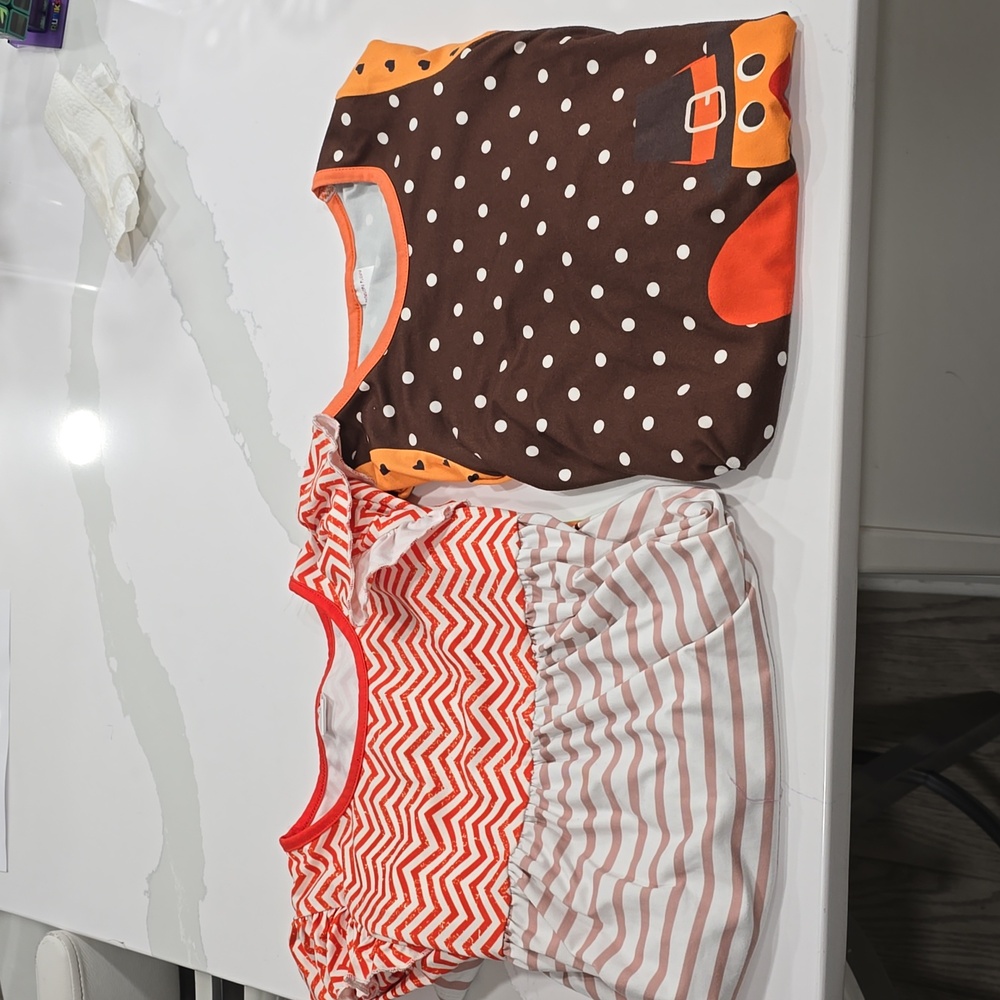 Two Thanksgiving, Fall, Halloween Dresses Size 6 Girls